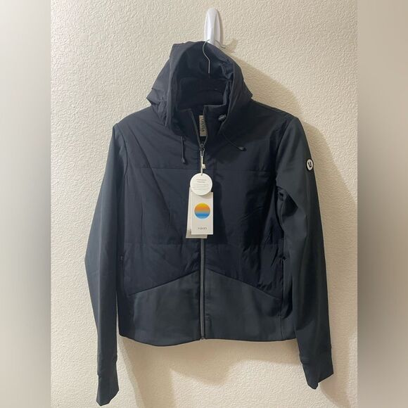 NWT Vuori Chilled Out Full zip Washed black jacket size XL - Picture 8 of 11